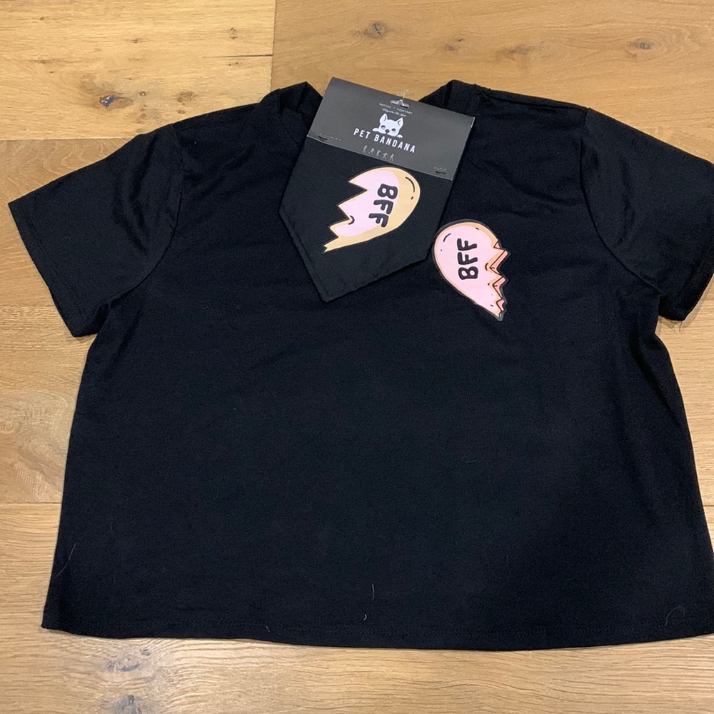 NWT Best Friend T-Shirt with Pet Bandana